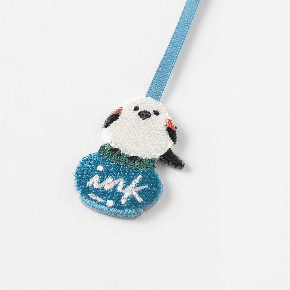 Bookmark Embroidery Long-tailed Tit