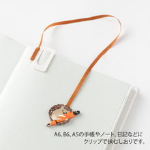Load image into Gallery viewer, Bookmarker Embroidery Hedgehog
