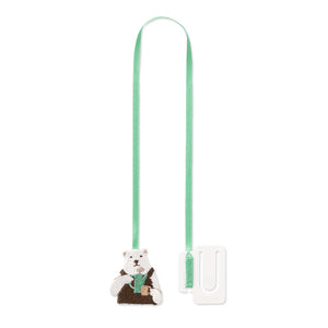 Bookmarker Embroidery Polar bear