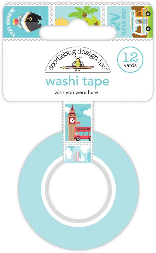 Wish You Were Here Washi Tape
