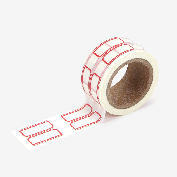 Dailylike Wide - 05 name tag2 Masking Tape