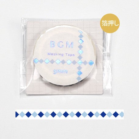 BGM Foiled Square Slim Washi Tape