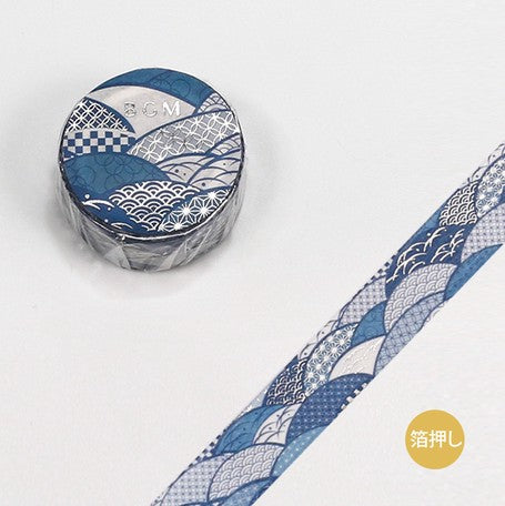 BGM Wave Pattern Washi Tape