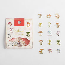Load image into Gallery viewer, BGM Foil Stamping Mushroom Decoration Stickers
