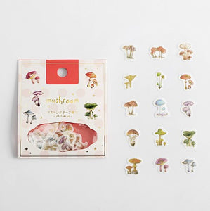 BGM Foil Stamping Mushroom Decoration Stickers