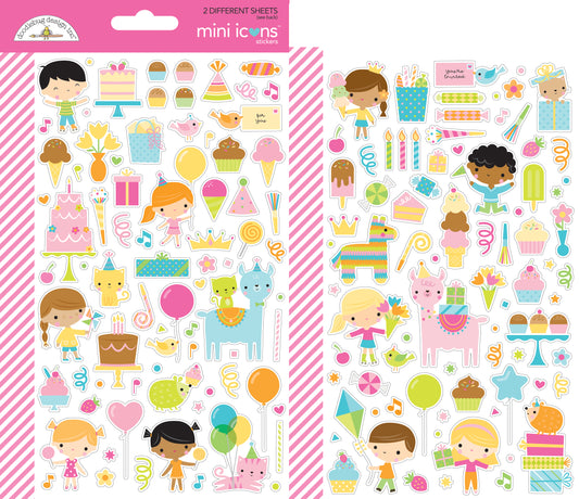 Girl Mini Icons Sticker