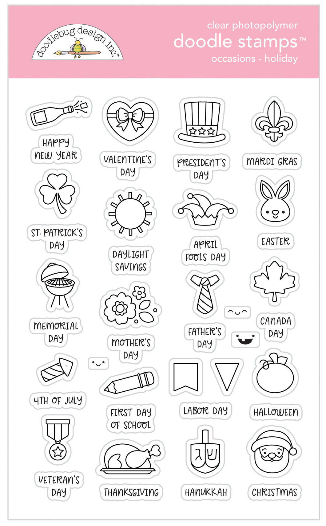 Occasions - Holiday Doodle Stamps
