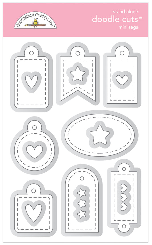 Mini Tags Doodle Cuts