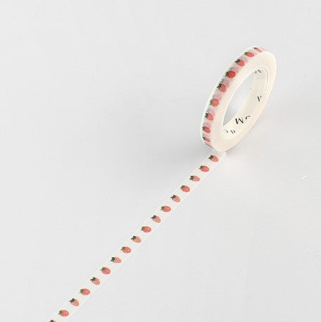 BGM Pink Strawberry Slim Washi Tape
