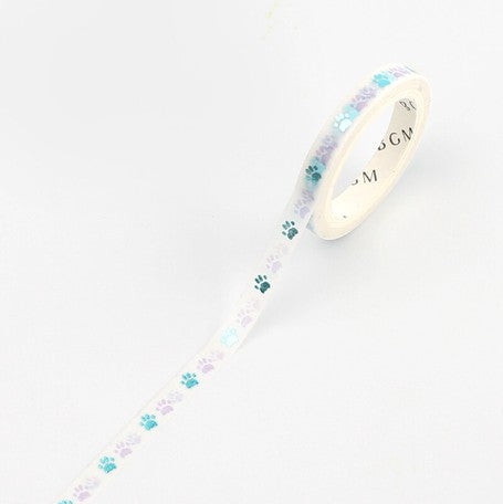 BGM Little Foot Purple Slim Washi Tape