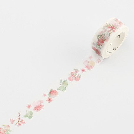 BGM Pink Flower Washi Tape