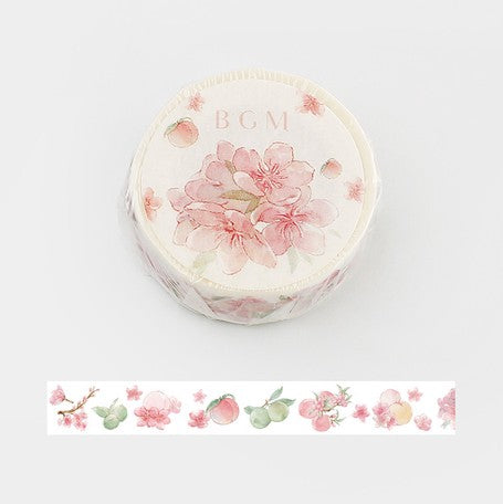 BGM Pink Flower Washi Tape