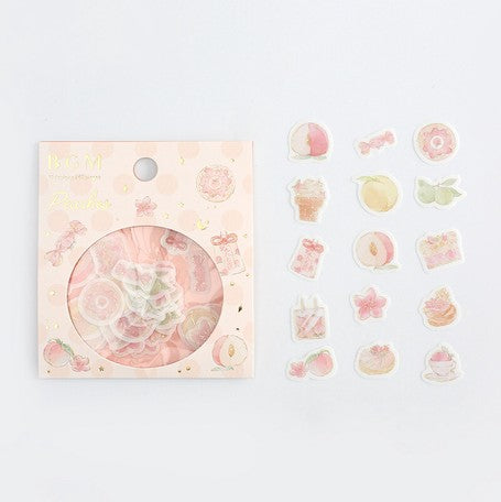 BGM Foil Stamping Pink Story Decoration Stickers