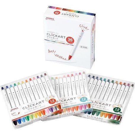 ZEBRA Non-permanent Maker Pen "CLICKART"