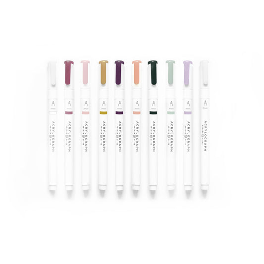 Acrylograph Pens Warm Fall Collection 0.7mm Tip