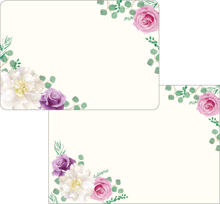 Mini Letter Set - Rose Green