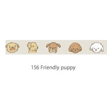 Load image into Gallery viewer, Dailylike Friendly Puppy Masking Tape
