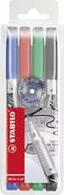 Load image into Gallery viewer, Permanent Marker - STABILO Write-4-all Wallet of 4 Fine Assorted Colours
