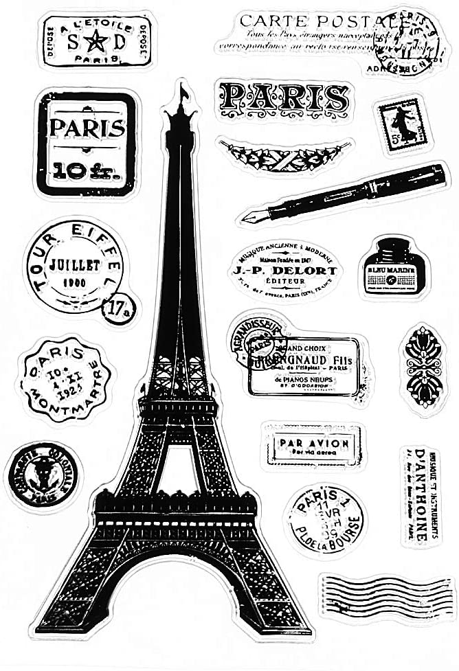 Eiffel Tower Clear Stamp