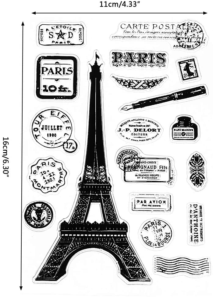 Eiffel Tower Clear Stamp