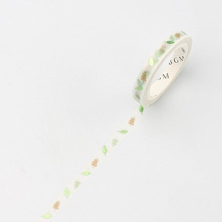 BGM Leaf Slim Washi Tape