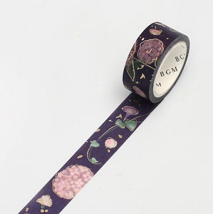 BGM Garden Purple Washi Tape