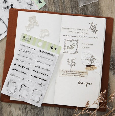 BGM Clear Stamp - Decoration Line