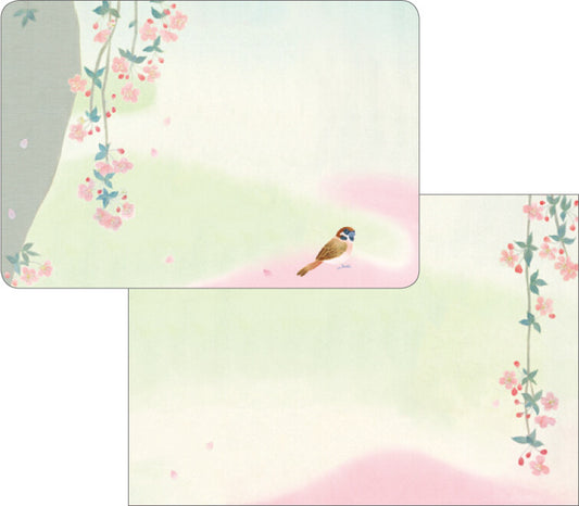 Mini Letter Set - Collage Sakura