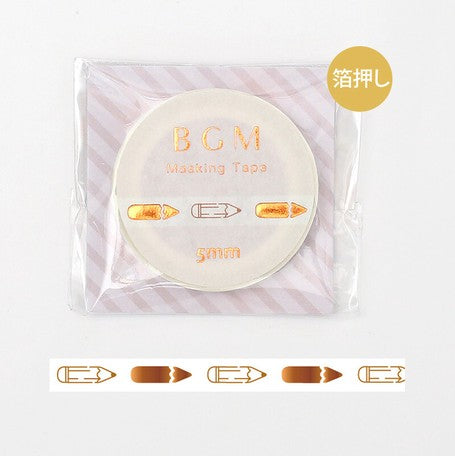 BGM Pencil Slim Washi Tape