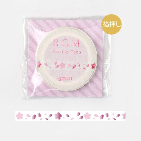 BGM Sakura Slim Washi Tape