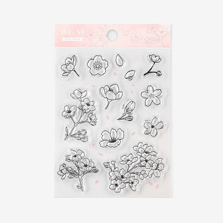 BGM Clear Stamp - Spring Sakura