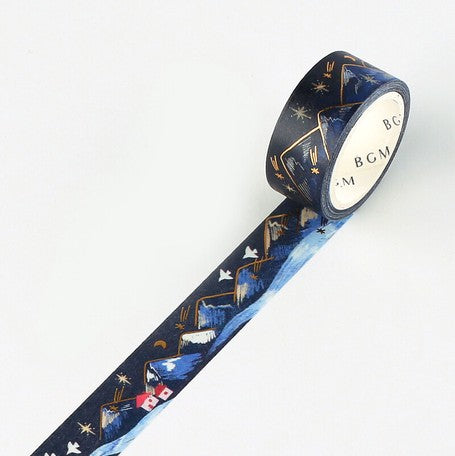 BGM Washi Tape - Mountain Landscape