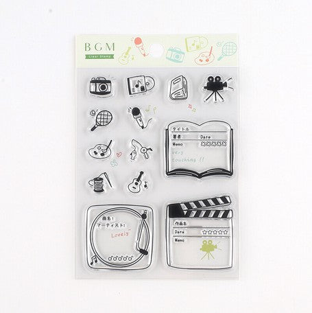 BGM Clear Stamp - Hobbies