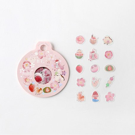 BGM Japanese Confectionery Wreath Flake Seals