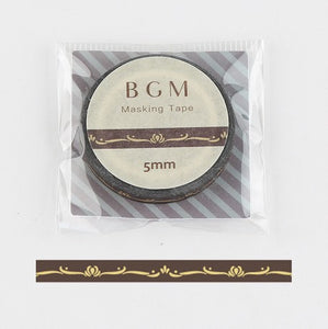 BGM European Slim Washi Tape