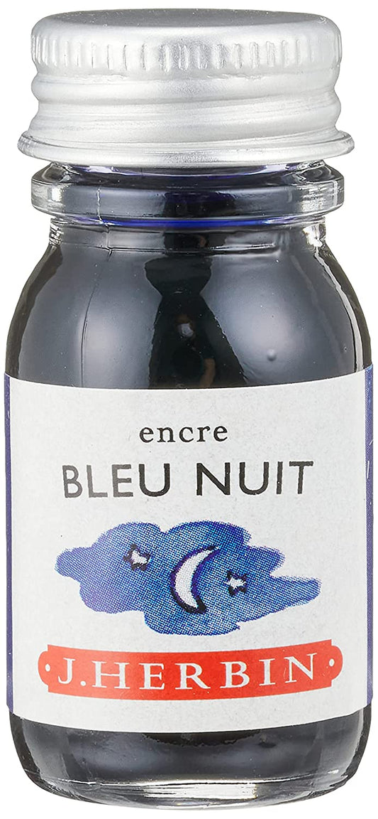 Herbin Ink Bottle (Bleu Nuit - 10ML)