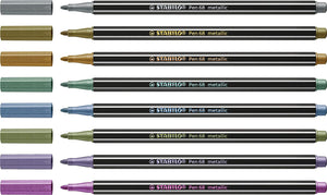 STABILO Pen 68 Multiliner Set, 8-Colors