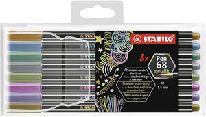 STABILO Pen 68 Multiliner Set, 8-Colors