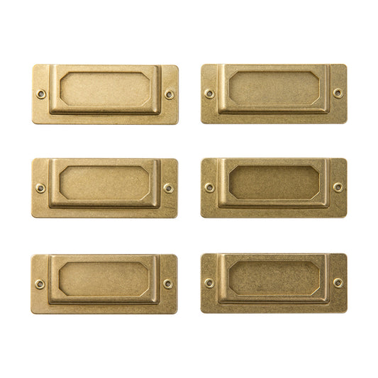 BRASS Label Plate