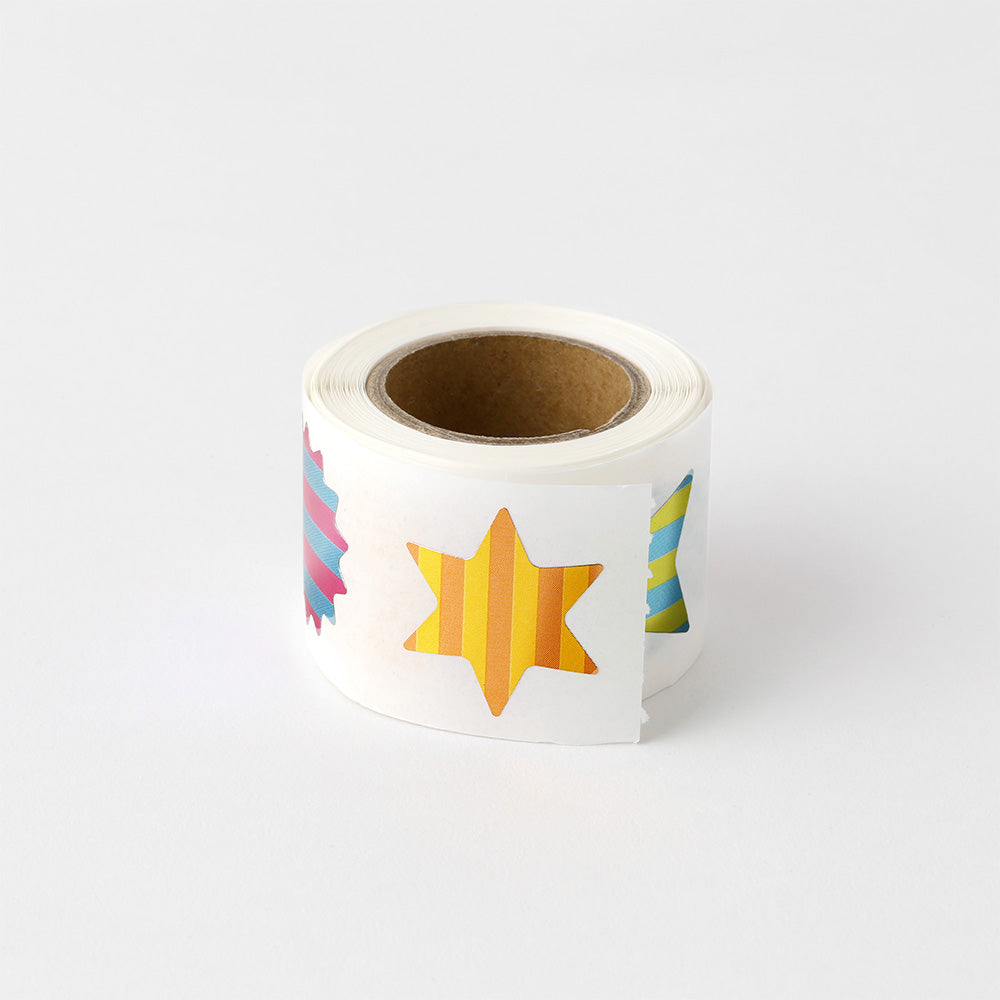 Roll Sticker Star Metallic