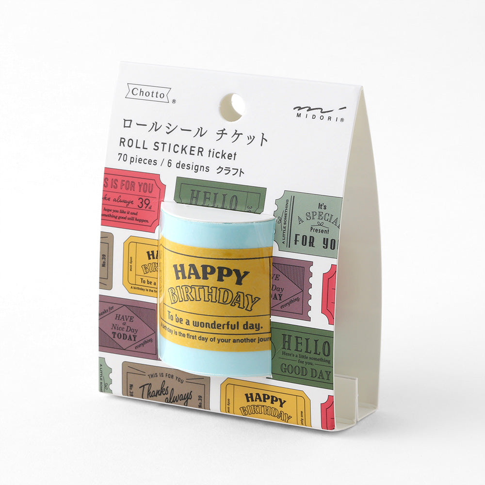 Roll Sticker Ticket Craft