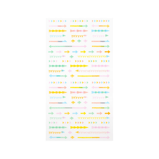 Sticker Plan Arrow Pastel