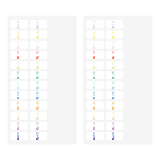 Index Label Chiratto Number Color