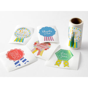 Roll Sticker L Metallic Gift Rosette