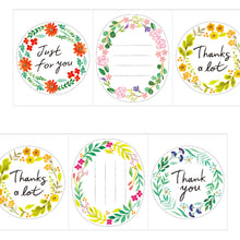 Load image into Gallery viewer, Roll Sticker L Watercolor Wreath
