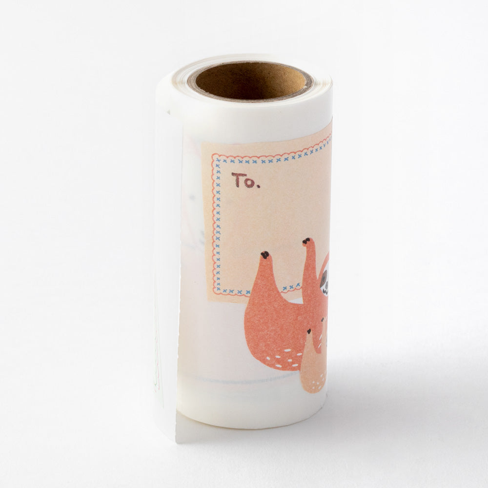 Roll Sticker L Animal Message