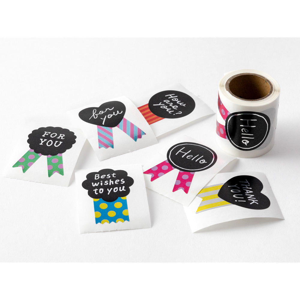 Roll Sticker Metallic Rosette Colourful