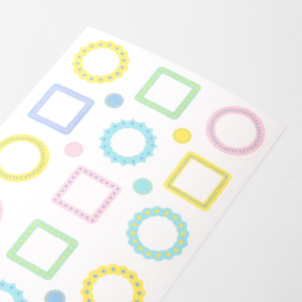 Sticker Schedule 2538 Semi-Transparent Frame