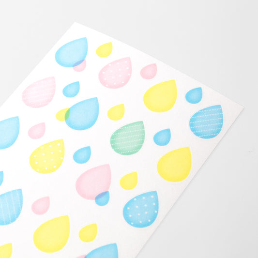 Sticker Schedule 2539 Semi-Transparent Drop