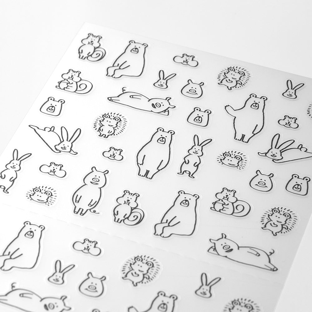 Sticker 2590 Chat Forest Animals